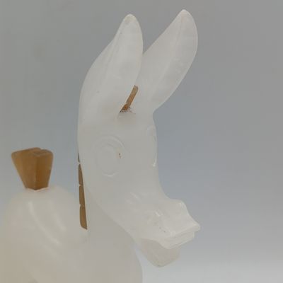 Vintage Italian hand carved Marble donkey