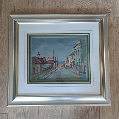 Original Gregoire Boonzaaier 1982 oil painting with glass in frame