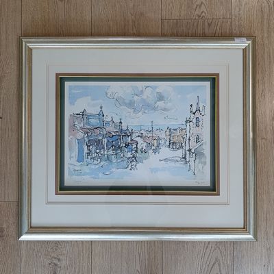 Gregoire Boonzaaier 1962 Artist signed and numbered print in frame with glass
