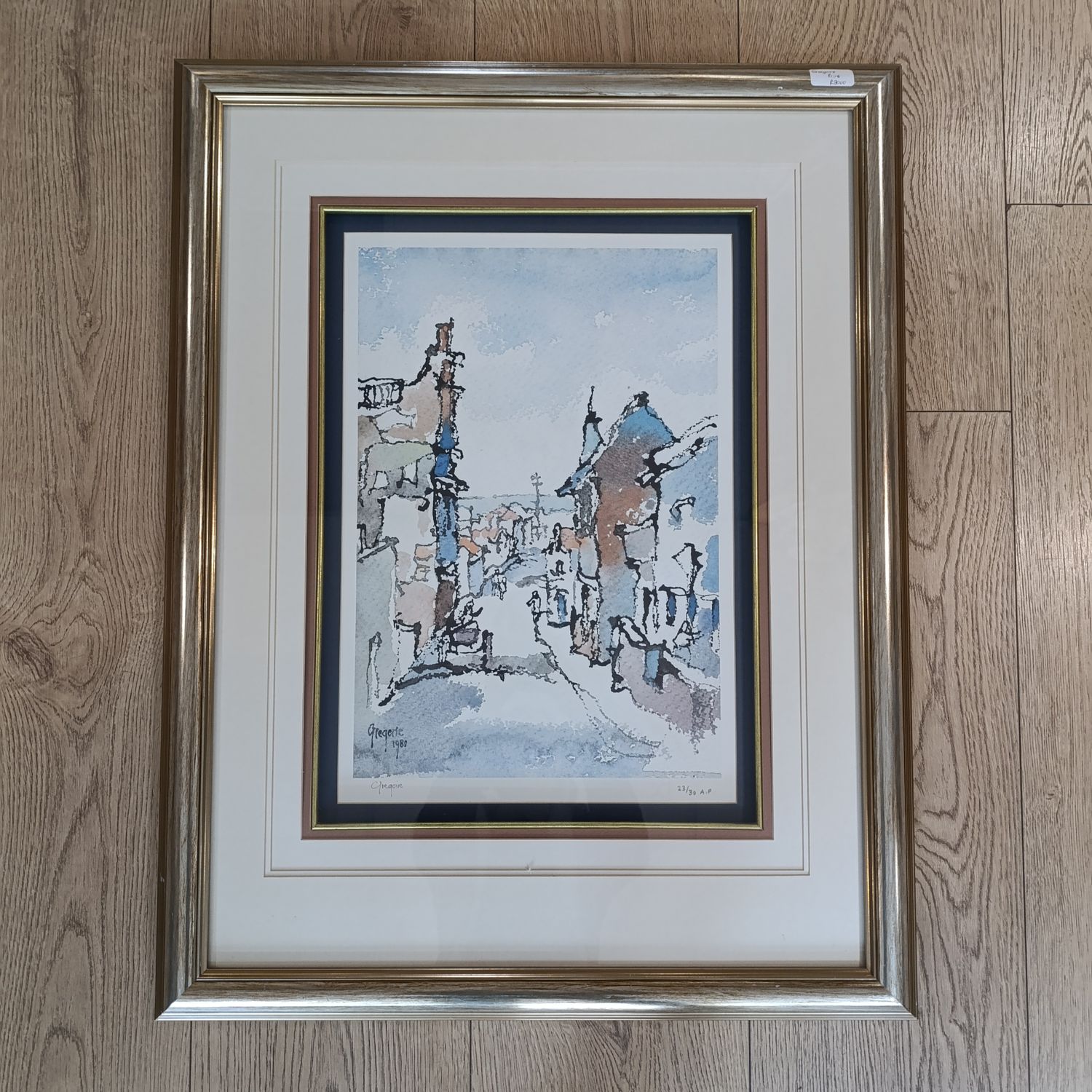 Gregoire Boonzaaier 1980 Artist signed and numbered print in frame with glass