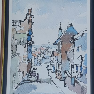 Gregoire Boonzaaier 1980 Artist signed and numbered print in frame with glass