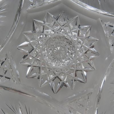 28cm Cut Crystal fruit/serving bowl - heavy 2.5 kg