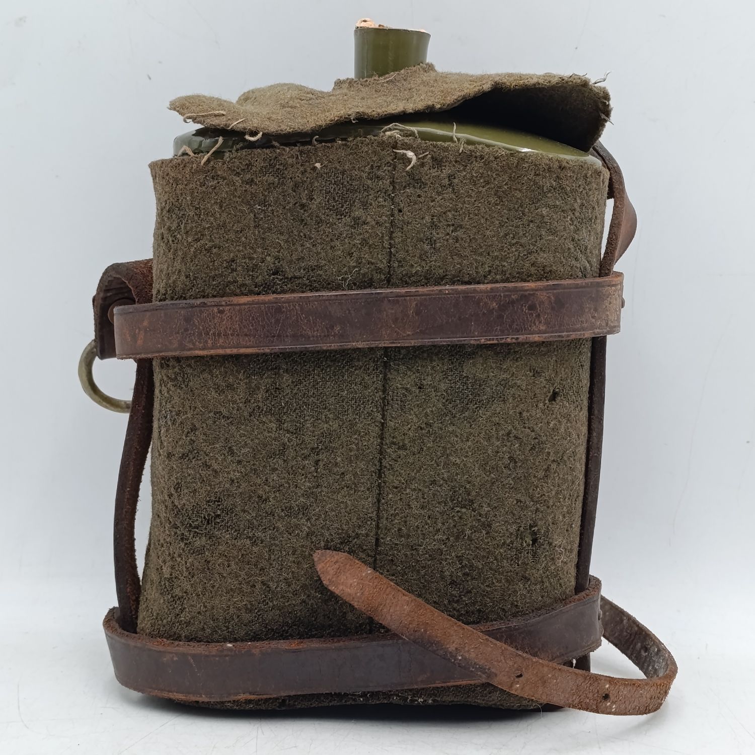 WW2 SA Army metal water bottle in pouch