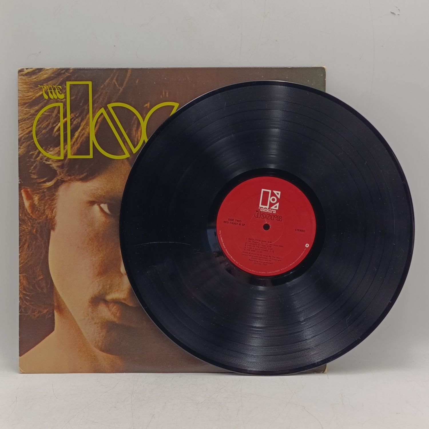 The Doors 1967 Album LP vinyl record - Elektra label - EKS 74007 - some scratches but plays without a hitch