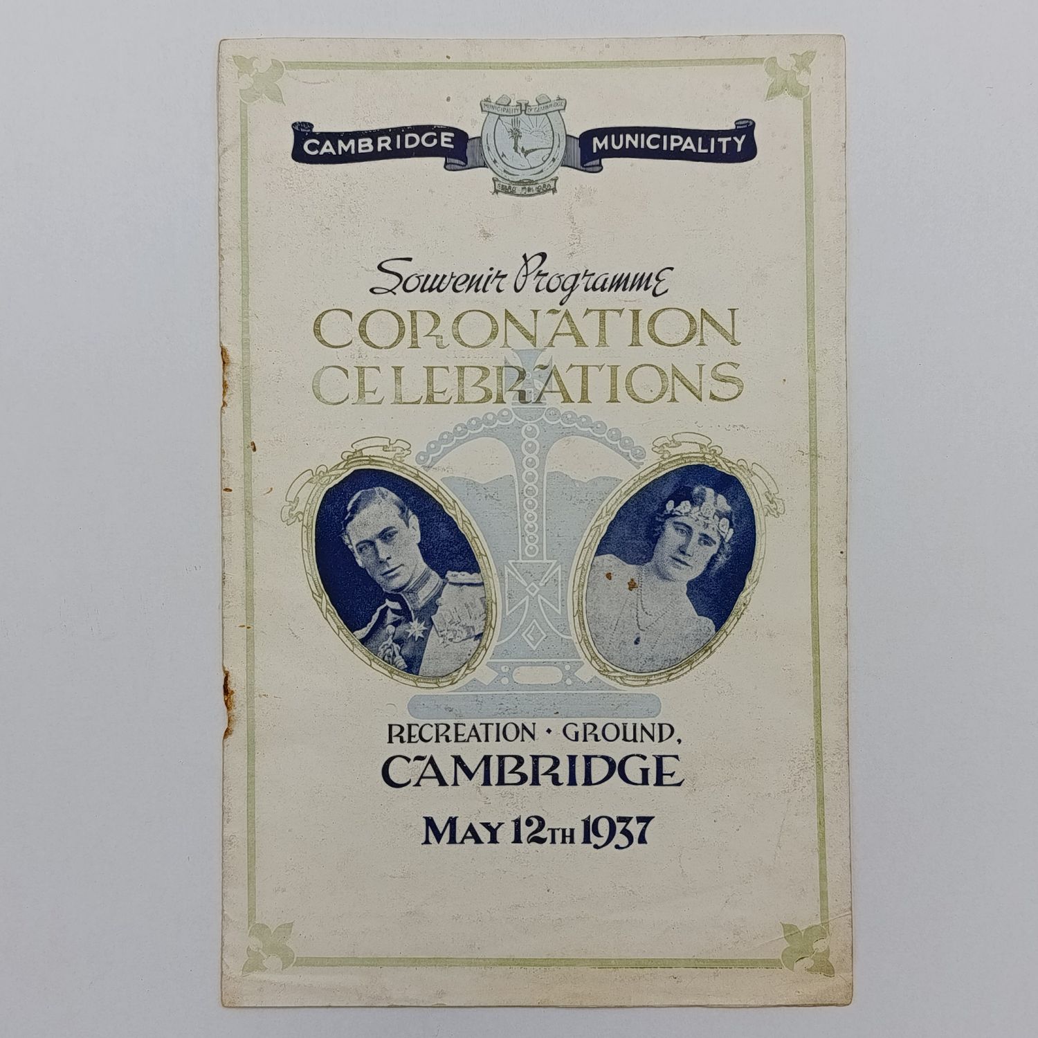 1937 Cambridge Coronation Celebrations Souvenir programme