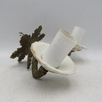 Vintage Double arm wall hanging candle style electrical lamp
