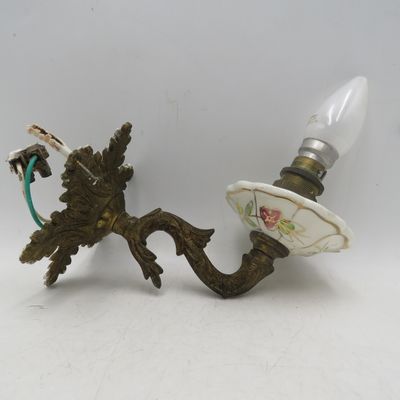 Vintage wall hanging candle style electrical lamp