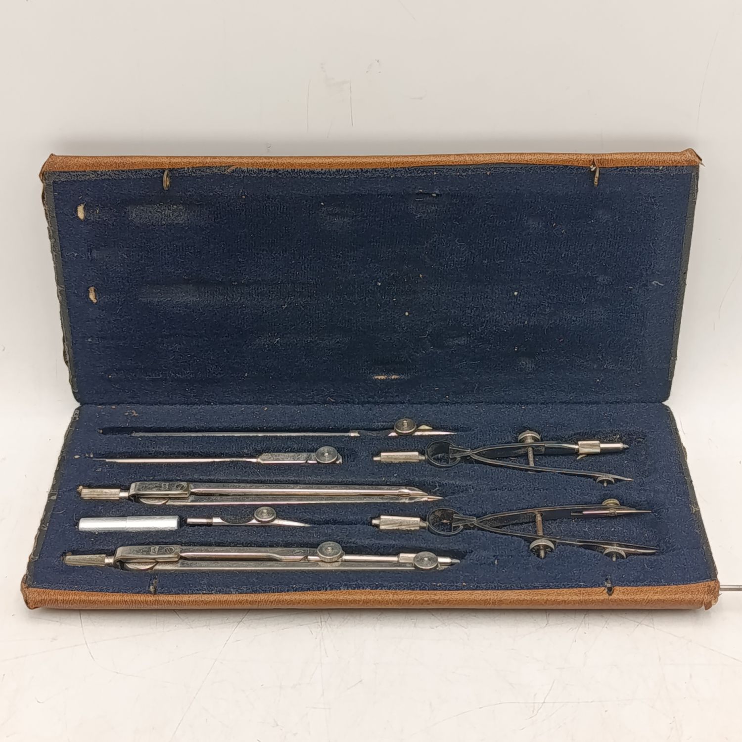 Vintage Kern technical drawing instrument set