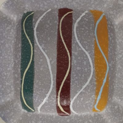 Vintage Mid-Century German ceramic ashtray