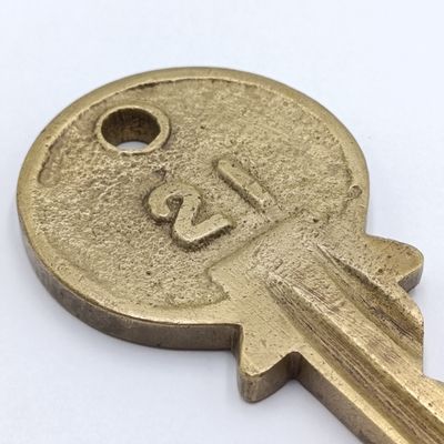 Vintage 21st Birthday solid brass key