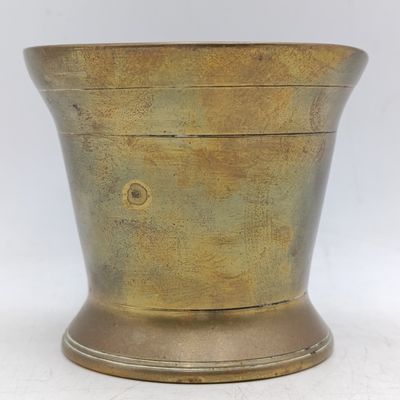 Vintage brass mortar and pestle