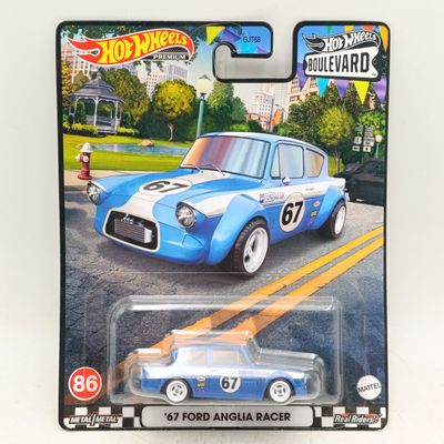 Hot Wheels Premium Real Riders 1967 Ford Anglia Racer toy car - sealed