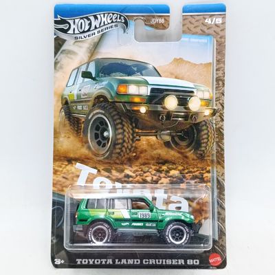 Hot Wheels Silver Series Toyota Land Cruiser 80 toy car - sealed