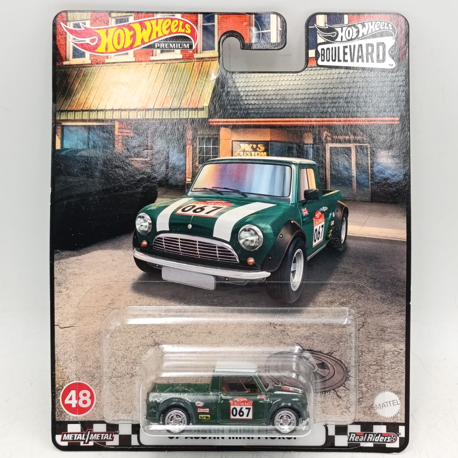 Hot Wheels Premium Real Riders 1967 Austin Mini Pickup toy car - sealed