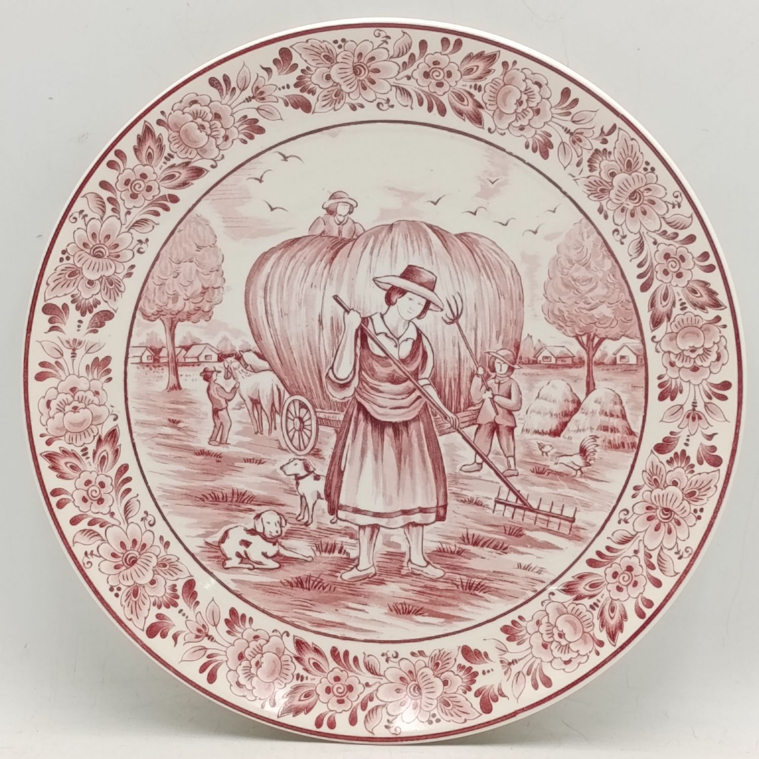 Vintage Royal Crown Delft Holland porcelain plate