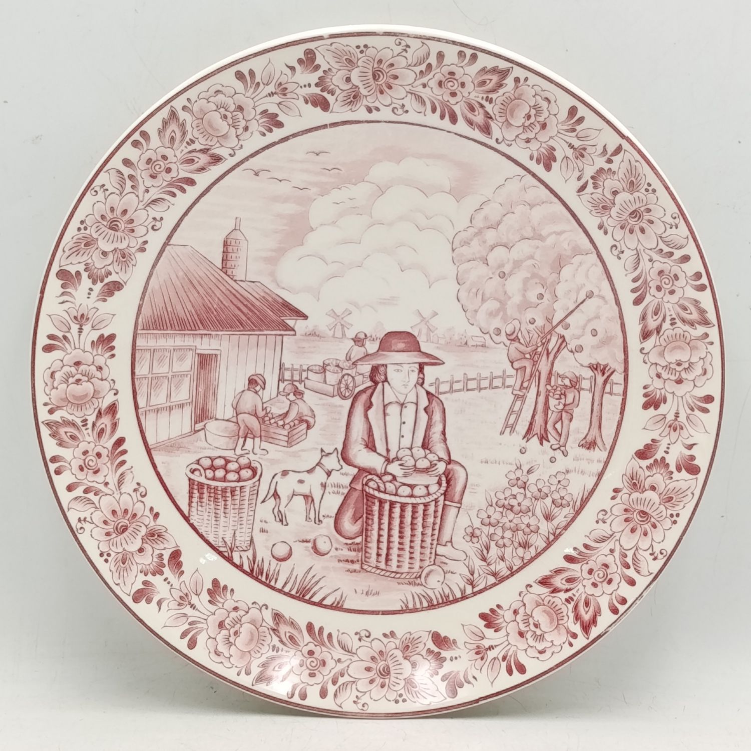 Vintage Royal Crown Delft Holland porcelain plate