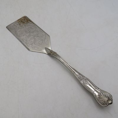 Vintage silverplated pasta and lasagne serving set - issued by American Swiss
