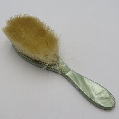 Antique Baby brush and comb set with rattle and soap box