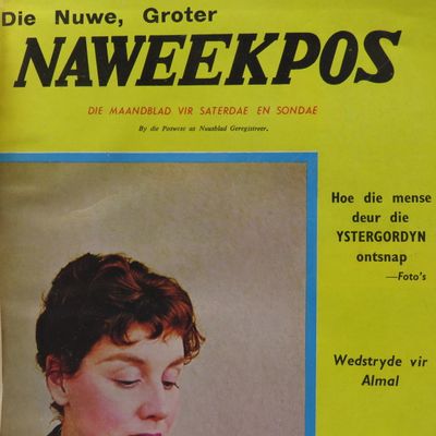 Naweekpos - Die maandblad vir Saterdae en Sondae - Mei 1955 to April 1956