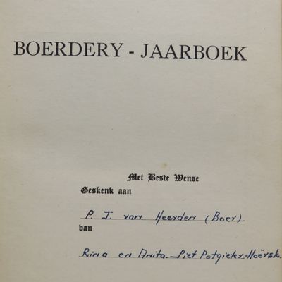 Boerdery-Jaarboek deur MS du Buson - 1952 edition