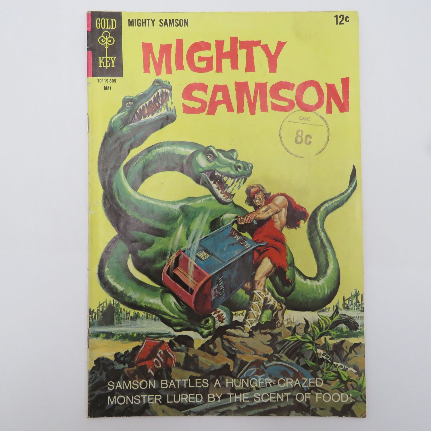 Vintage Mighty Samson #14 comic book, May 1968 - Gold Key
