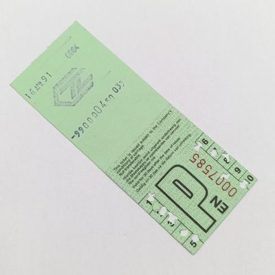 Lot of 3 railway tickets from 1991
