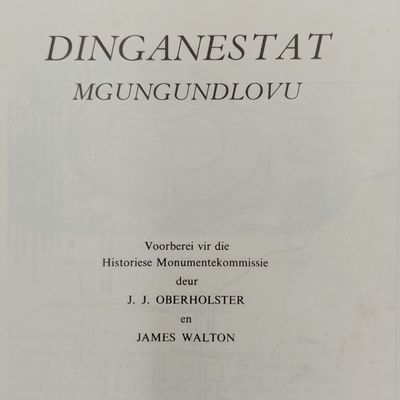 Dinganestat Mgungundlovu vintage booklet