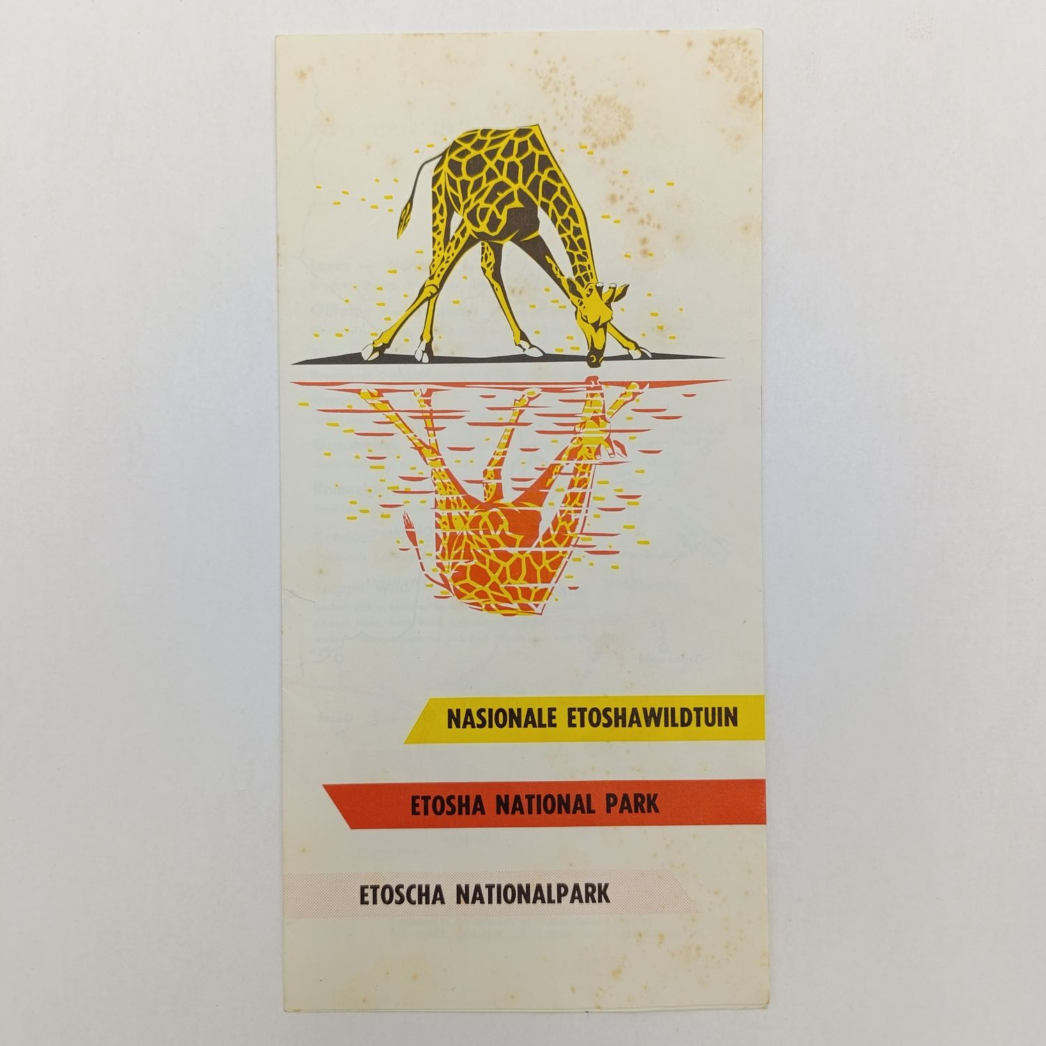 SWA Etosha vintage Map