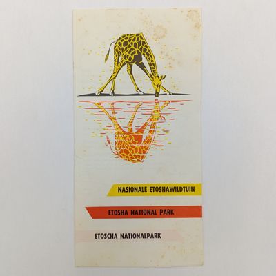 SWA Etosha vintage Map
