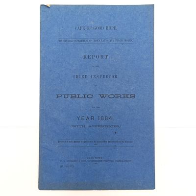 Cape of Good Hope report 1884 Report of the chief inspector