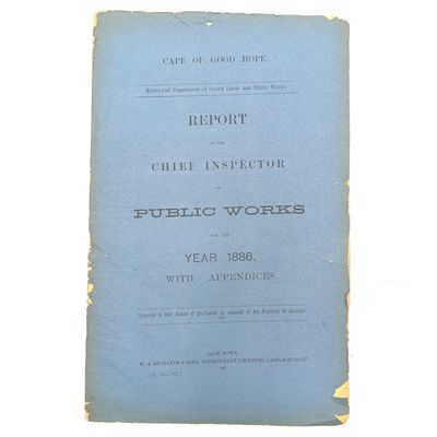 Cape of Good hope report 1886 Report of the chief inspector