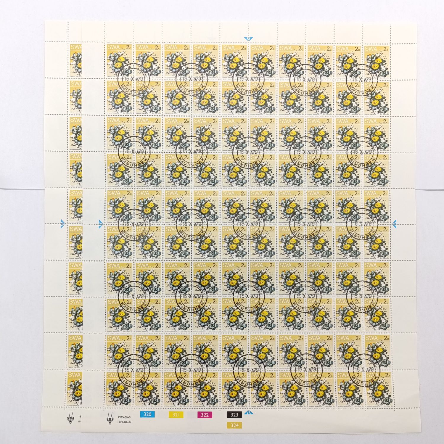 South West Africa SACC 251BF set of full sheets - mint and used