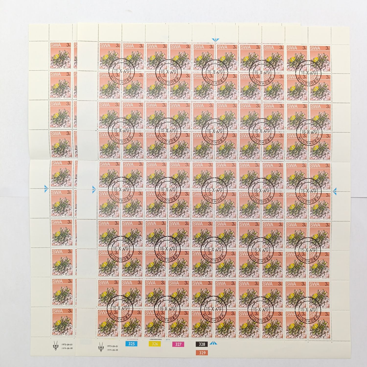 South West Africa SACC 252BF set of full sheets - mint and used