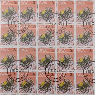 South West Africa SACC 252BF set of full sheets - mint and used