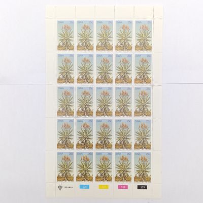 South West Africa SACC 386-389 Full Sheets mint set - Aloes