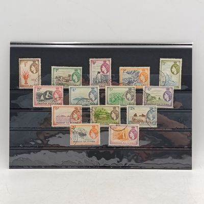 1954 Tristan da Cunha stamp set QE2 - used