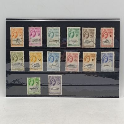 1961 Tristan da Cunha used QE2 set of stamps