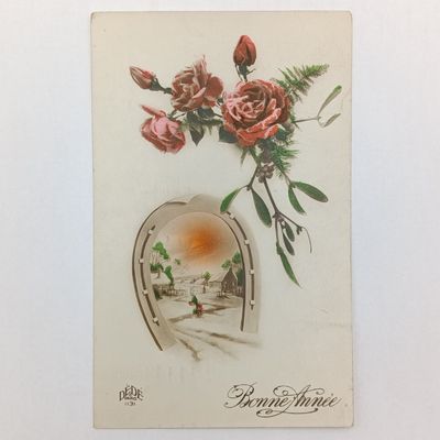 1926 Postcard France to Switzerland with surcharged French stamp - Posted Paris