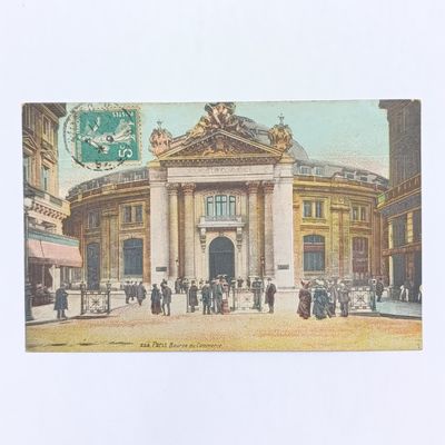 1911 French postcard to the Nord Area - stamp on the picture side