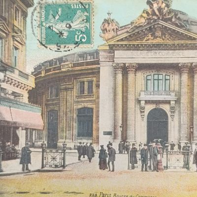 1911 French postcard to the Nord Area - stamp on the picture side