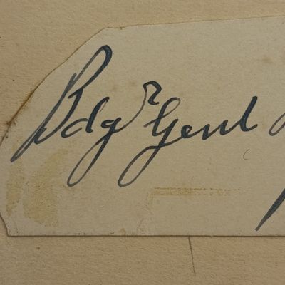 Signature of brigadier General Edward Murray Colston - 2nd Baron Roundway - Served in the Grenadier Guards (1899-1902) - he held awards CMG, DSO and MVO