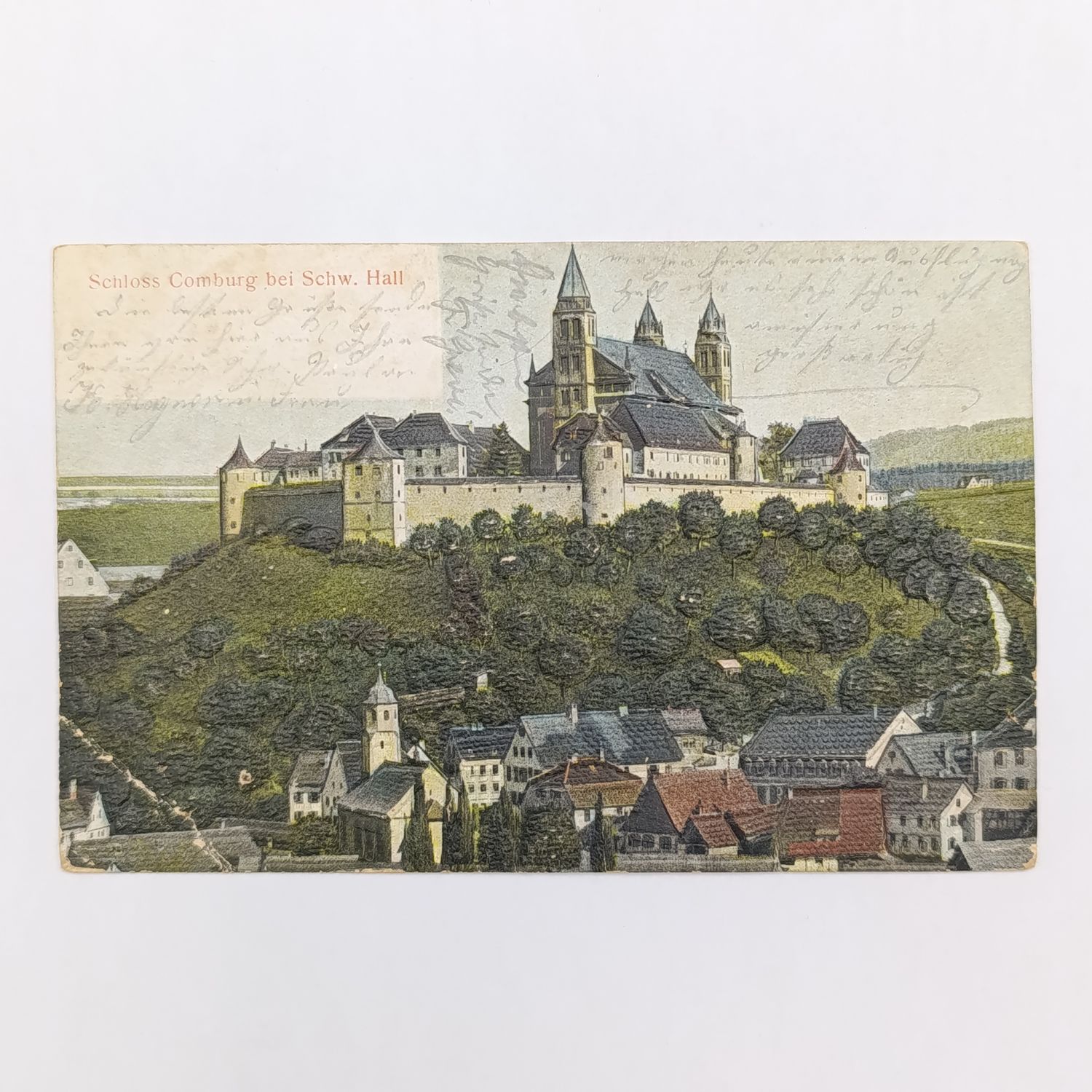 1906 Embossed postcard Heilbron, German Reich to Greifswald with 5pf Germany stamp