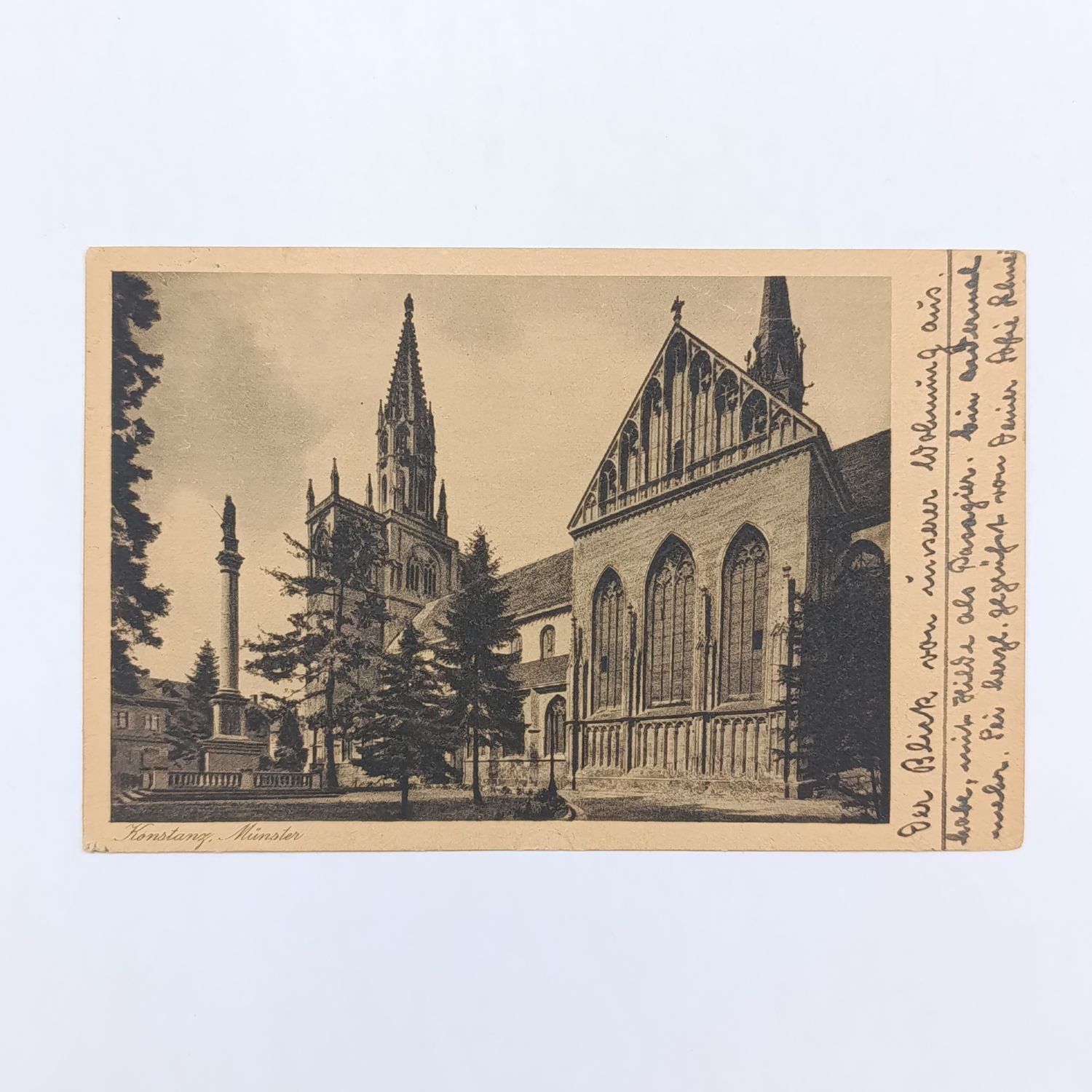 1927 German Reich postcard - personal correspondence to Alexander Mannheimer, Berlin