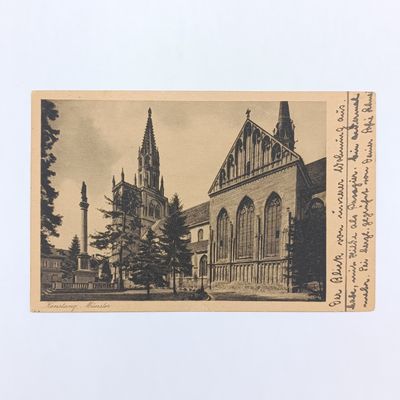 1927 German Reich postcard - personal correspondence to Alexander Mannheimer, Berlin