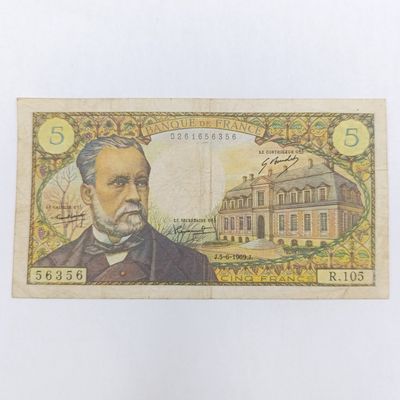 France 5 Francs 1969J banknote