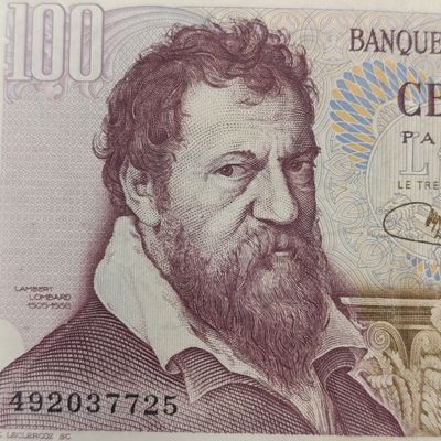 Belgium 1972 banknote 100 Francs