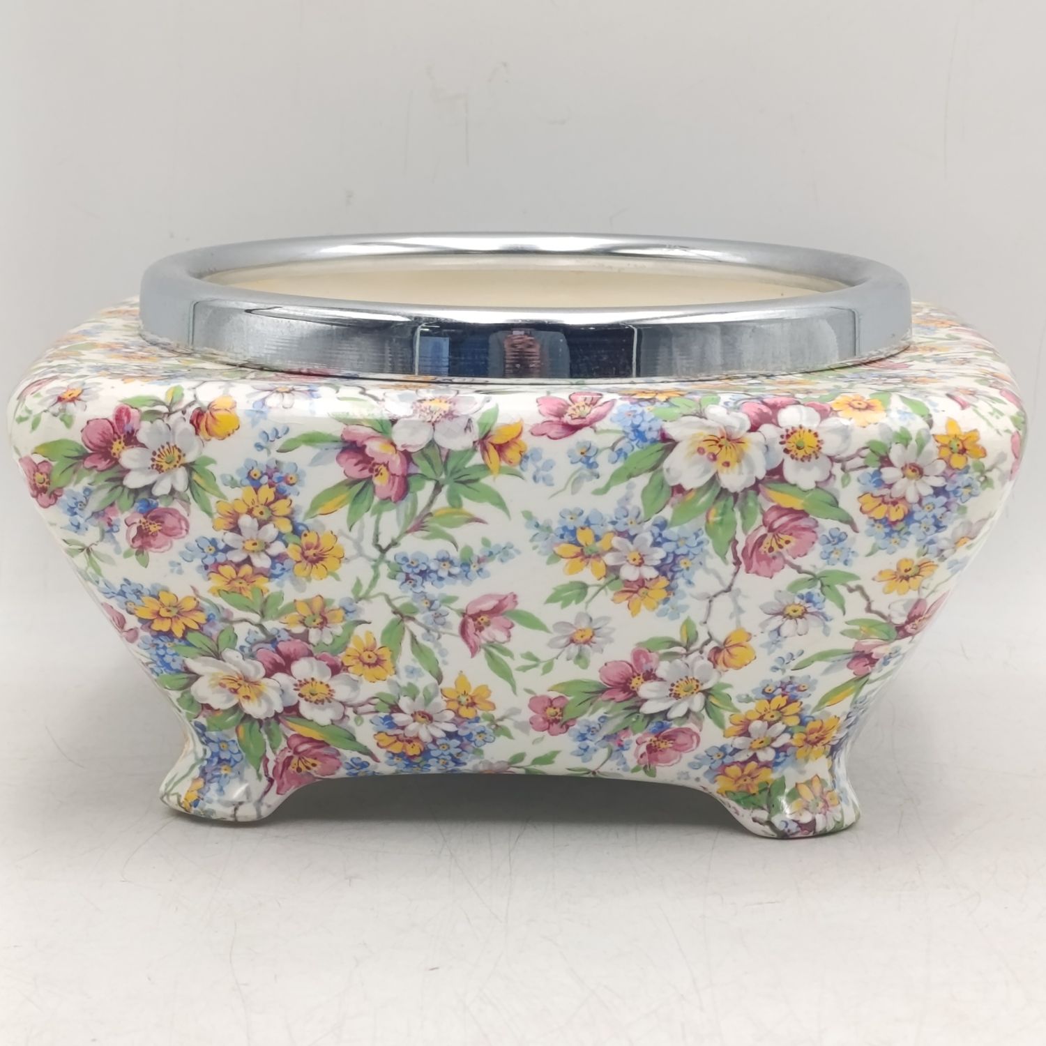 Vintage Midwinter porcelain flower bowl