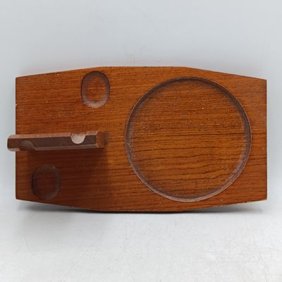 Vintage Smoking pipe stand with tobacco holder and Orlik smoking pipe