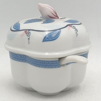Vintage Elizabeth Arden Royal Pavillion porcelain lidded cream dish with spoon
