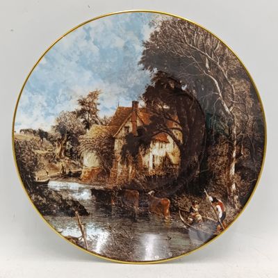 Coalport John Constable 1776-1837 Valley Farm porcelain plate